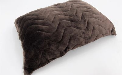 枕パッド　ブラウン
