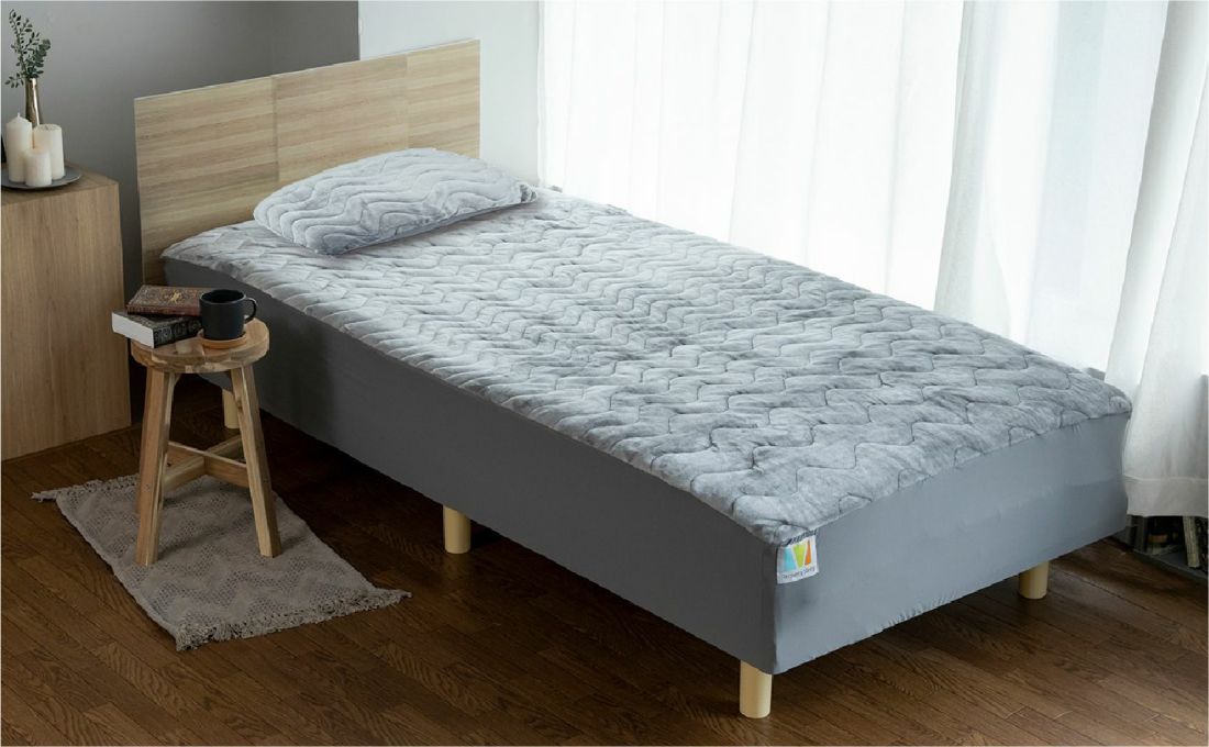 枕パッド　グレー